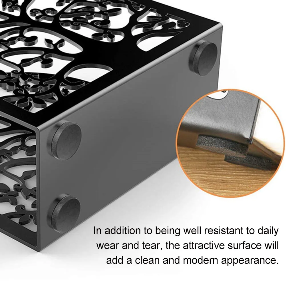 

Napkin Holder Countertop Hotel Tissue Stand Kitchen Desktop Support Iron for Restaurants Dining Table Rack