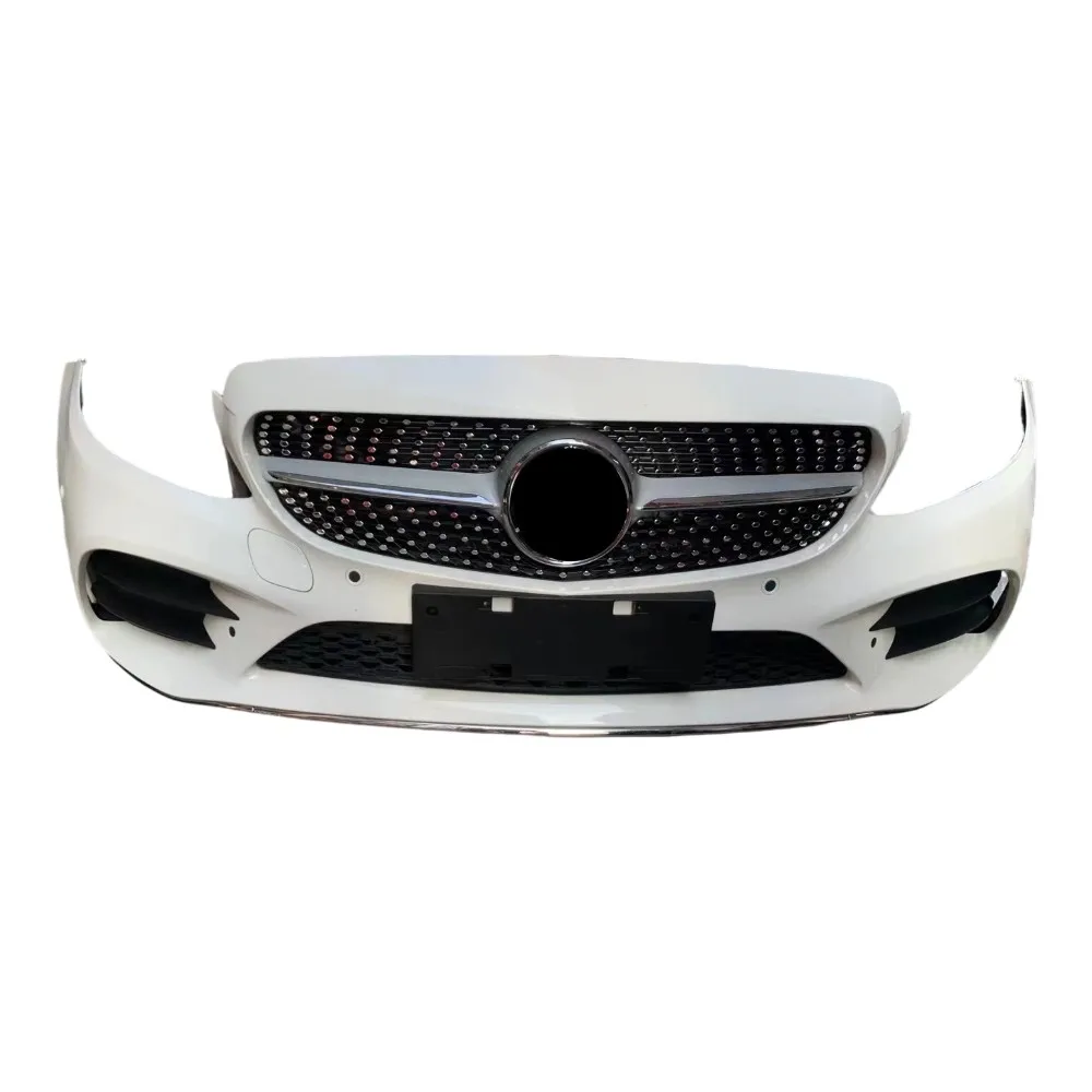 

Tom AutoOriginal Quality Car Bumpers For Benz W205 2021 Front Bumper With Headlights For C180 C300 Car Parts Car Body Auto Acce