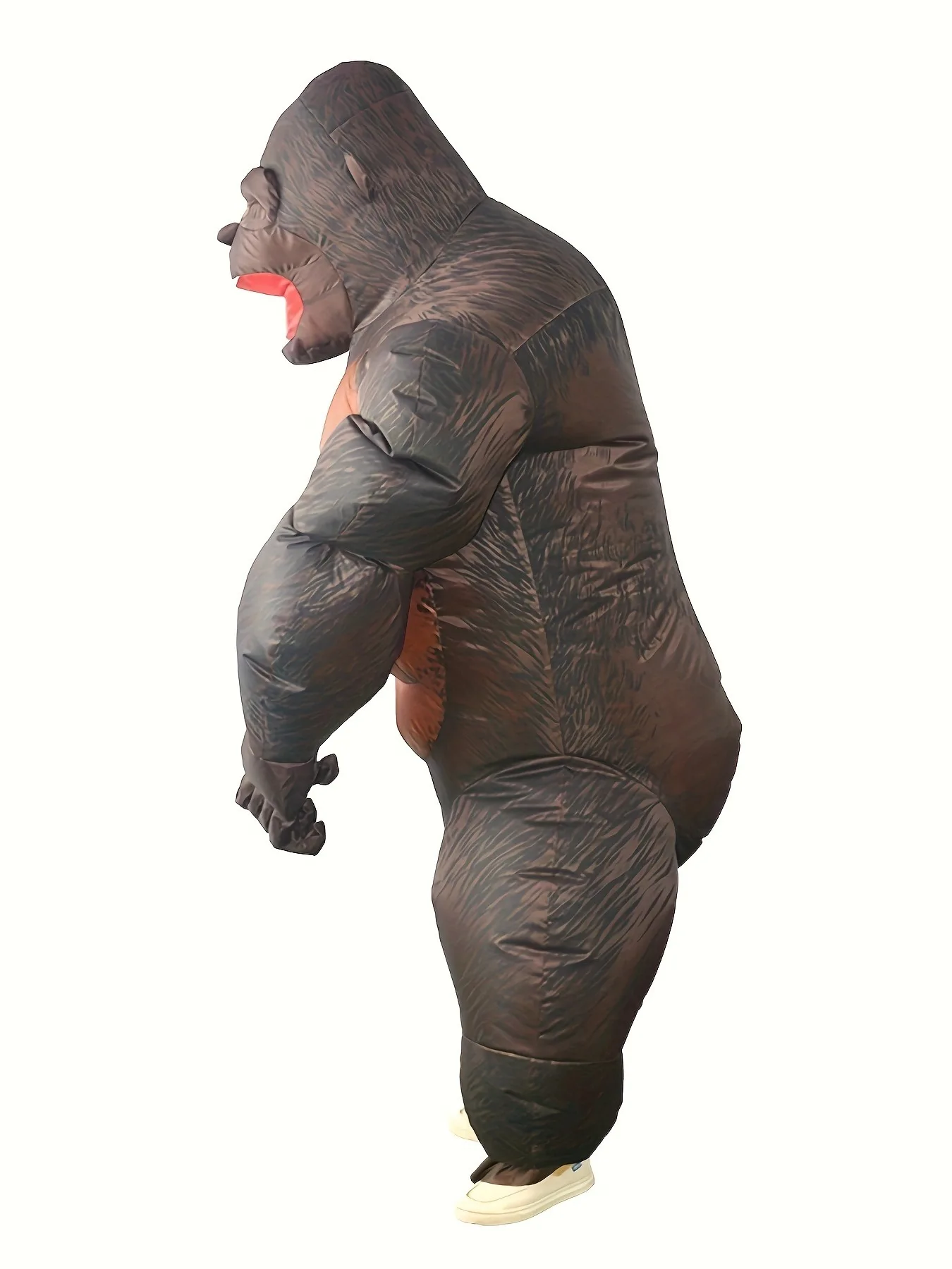 زي غوريلا قابل للنفخ للبالغين لكرة مكياج الهالوين - بدلة أساسية ممتعة الحجم #6