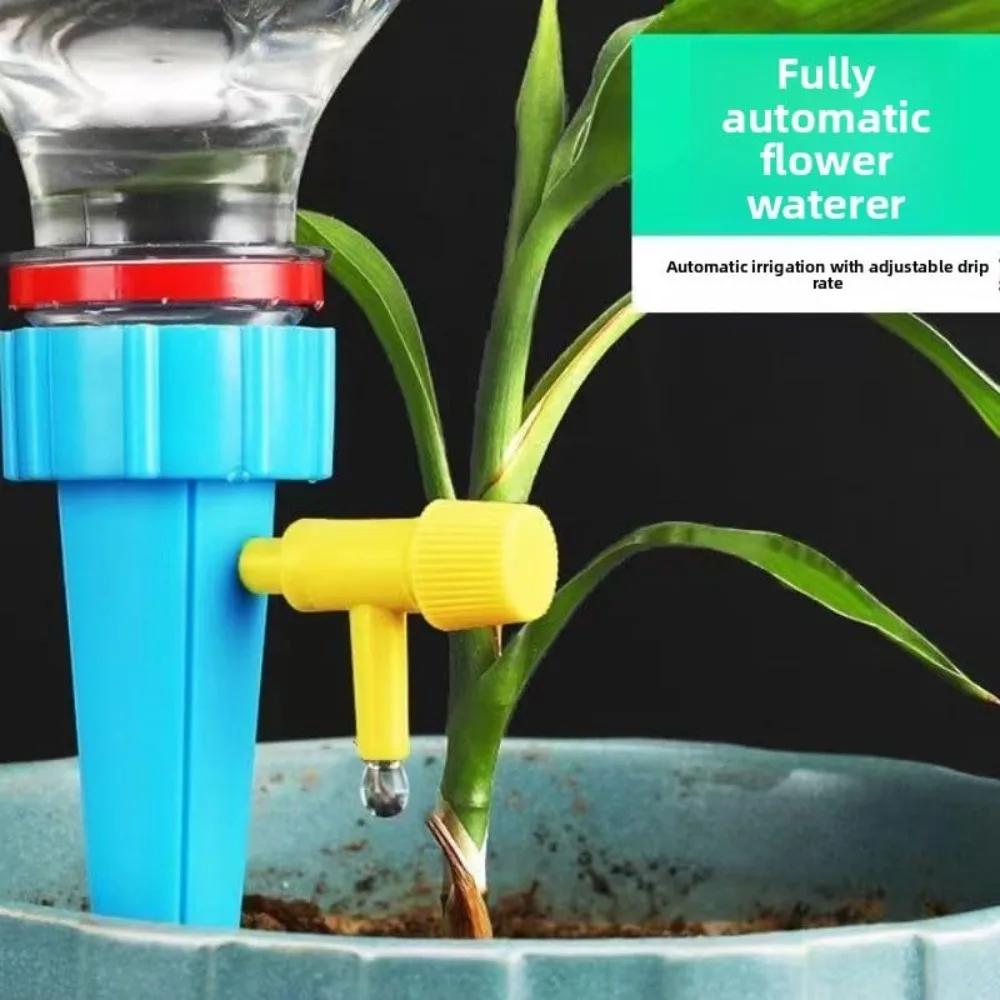 6/12Pack Automatic Drip Irrigation System Self Watering Adjustable for Flower Plants Greenhouse Garden Auto Water Dripper Device
