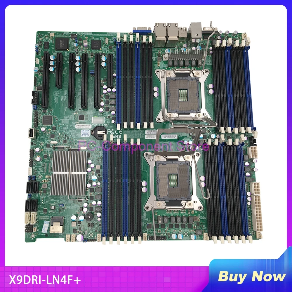 X9DRI-LN4F+ For Supermicro Server Dual-Way X79 Motherboard X9DRI-LN4F+ Supports V2 CPU C602 Chip 2011 Will Test Before Shipping