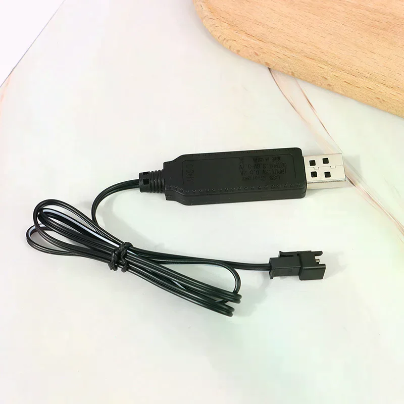 USB Charger Cable For 3.7V Lithium Battery Charger SM-2P Forward RC Car Aircraft Parts RC Quadcopter Toy Aircraft Accessories