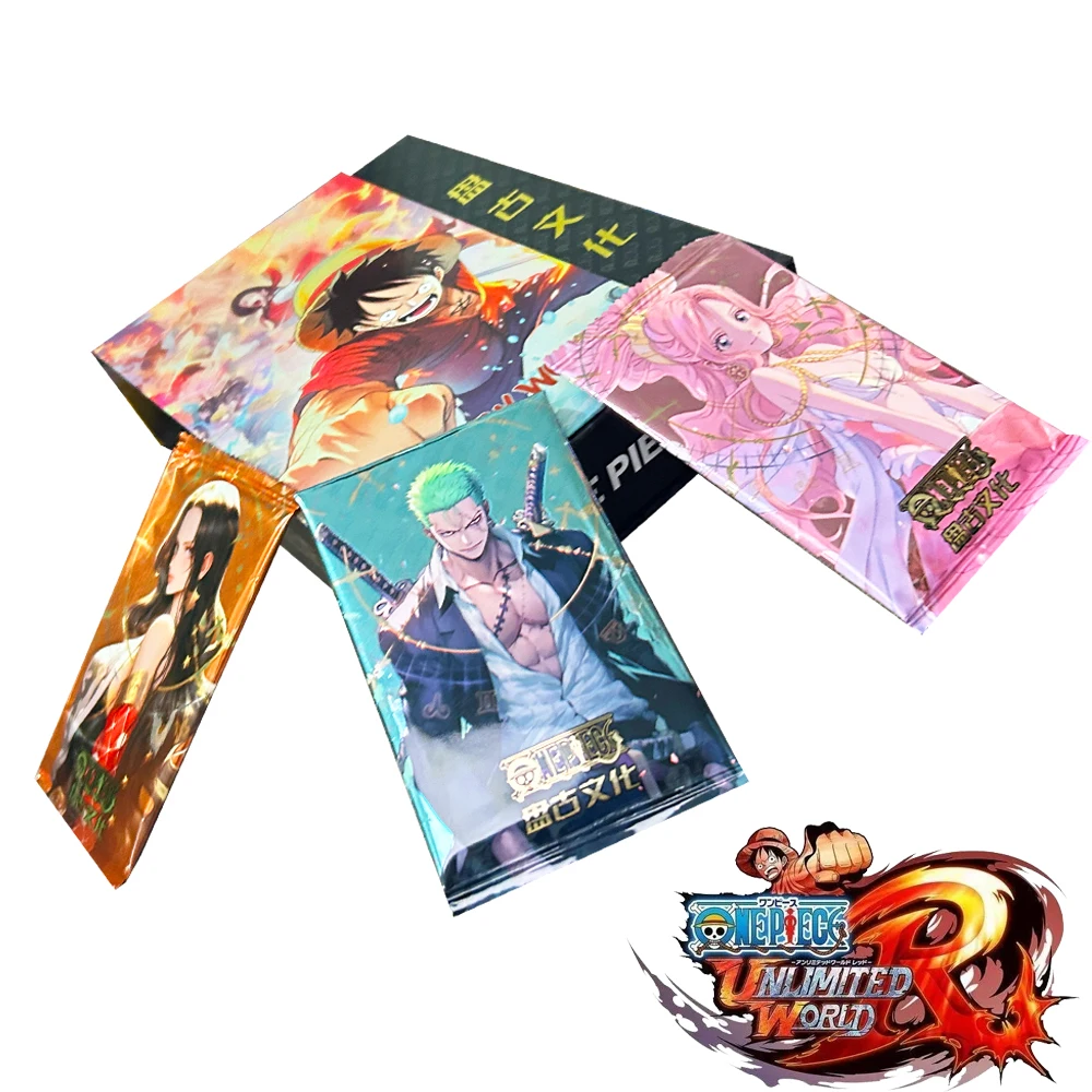 

One Piece Collection Cards Anime Trading Game Luffy Sanji Nami TCG Booster Box Game Cards Christmas Birthday Children's Gift