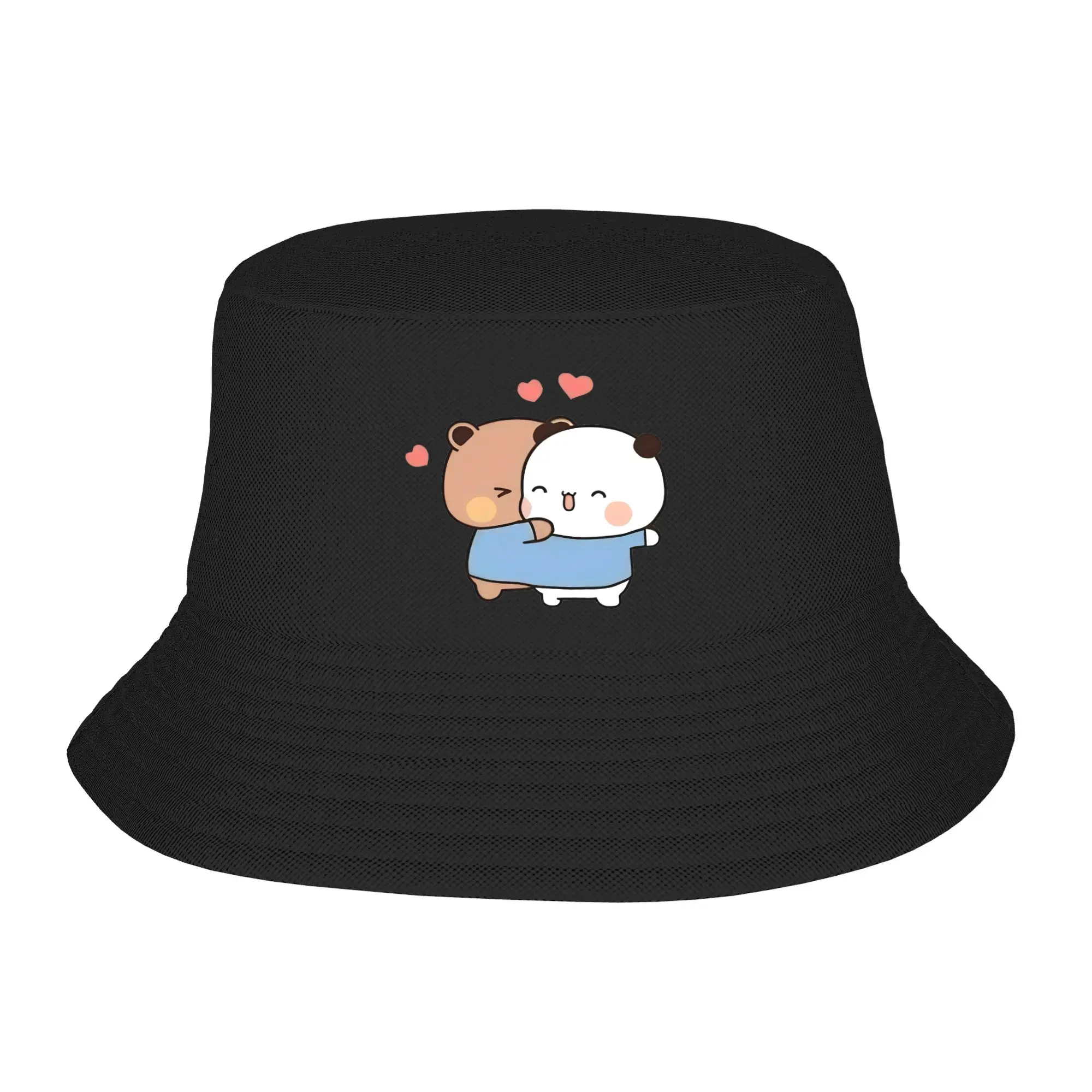 Bubu Yier Beer Cartoon Bucket Hat for Women Men Beach  Field Hat Unique Design Packable for Camping Fishing Hat Boonie Hat