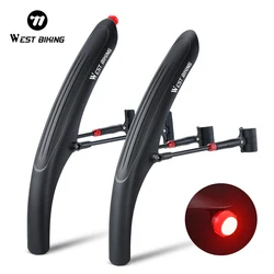 WEST BIKING 1/2PCS Bicycle Fender Mudguard Suitable MTB Front Rear Tire Wheel Mud Guard Fender For Bicycle Protector Accessories