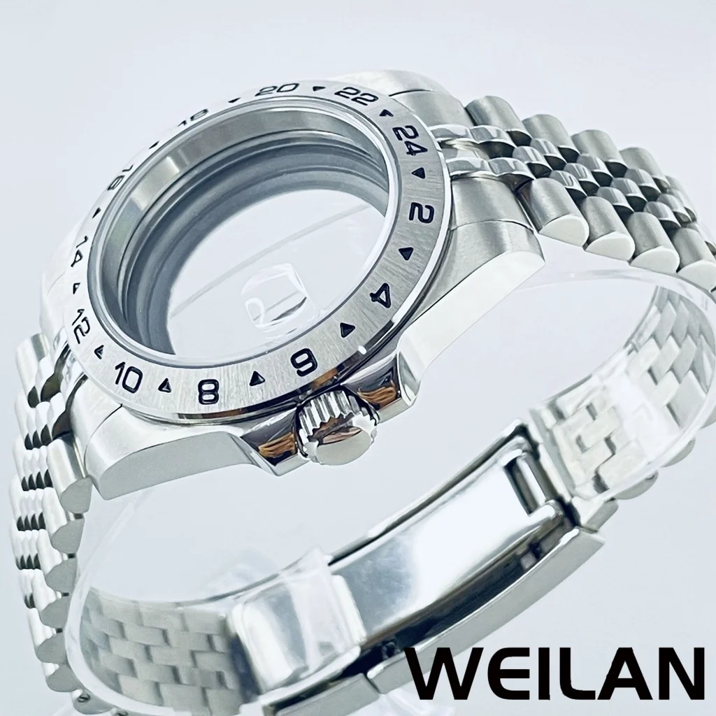 39mm NH35 NH36 NH38 NH70 NH72 ETA2824 PT5000 Watch Case Sapphire Crystal Waterproof