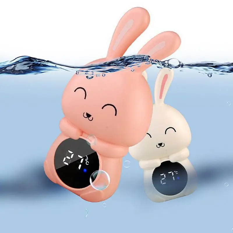 Babybadje Temperatuur Waterthermometers Nauwkeurig dierenontwerp Badwaterthermometers Digitaal display Badtemperatuur Speelgoed Baby