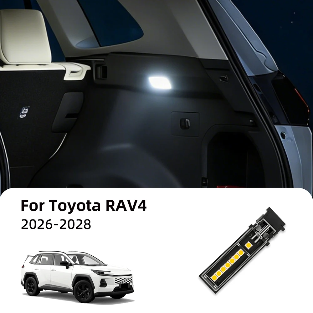 Car Premium Trunk LED Light For Toyota RAV4 2026 2027 2028 Cargo Area Luggage Compartment Lamp Car Interior Accessories