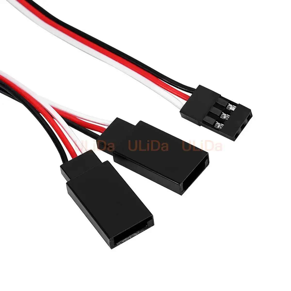 1to2 Y كابل المغناطيسي تمديد سلك 3 دبوس JR التوصيل الخائن ذكر إلى أنثى ل RC اللعب سيارة الطائرات هليكوبتر قارب كوادكوبتر