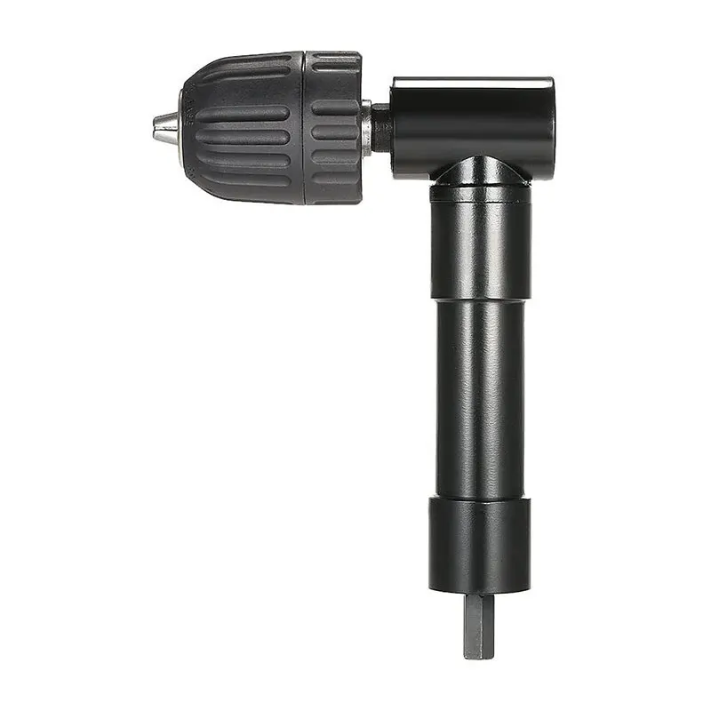 90 Graden Haakse Keyless Chuck Klopboormachine Adapter Elektrische Power Draadloze Boor Attachment Hoek Adapter
