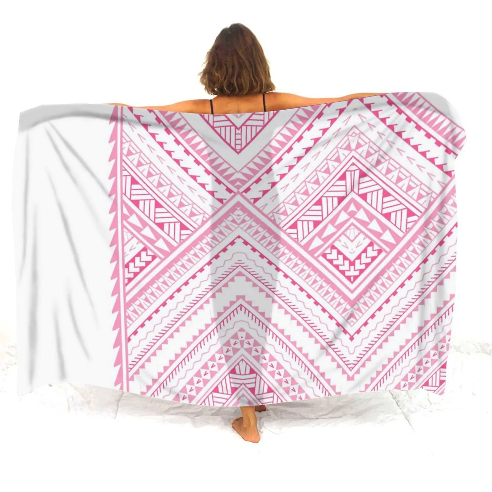

Beach Beach Party Party Ladies Windproof Sarong Pacific Island Ladies Custom Sarong Polynesian Vintage Custom Print Pattern