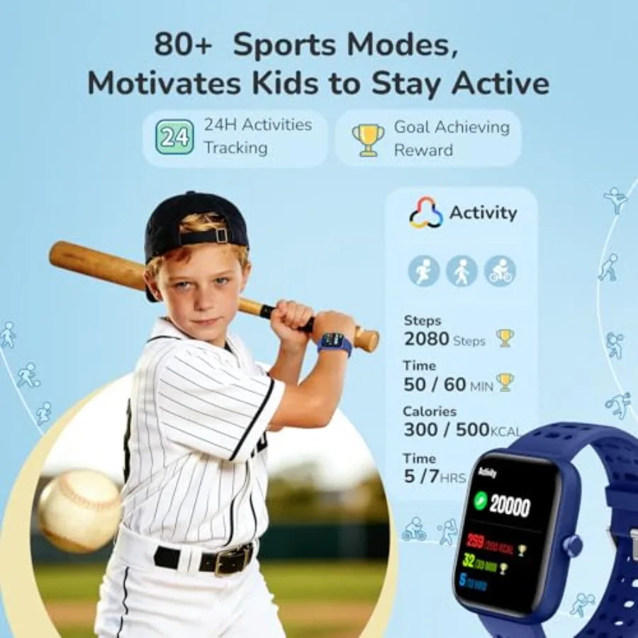 Smart watch with fitness tracking features
