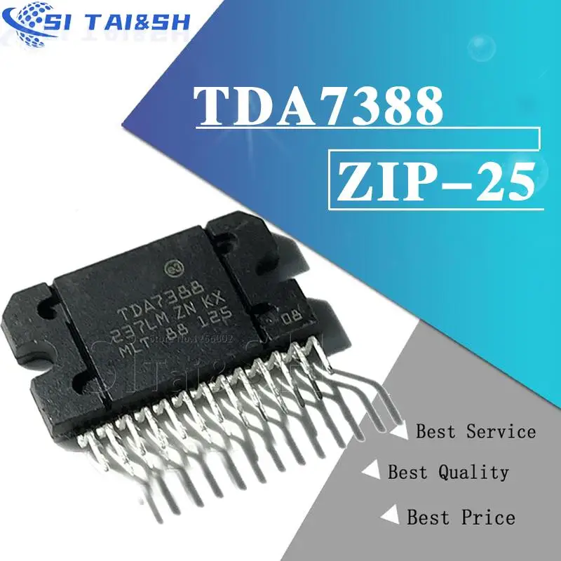 TDA7388 ZIP25 TDA7388A ZIP 7388A ZIP-25 42W quad bridge car radio amplifier new and original molewei