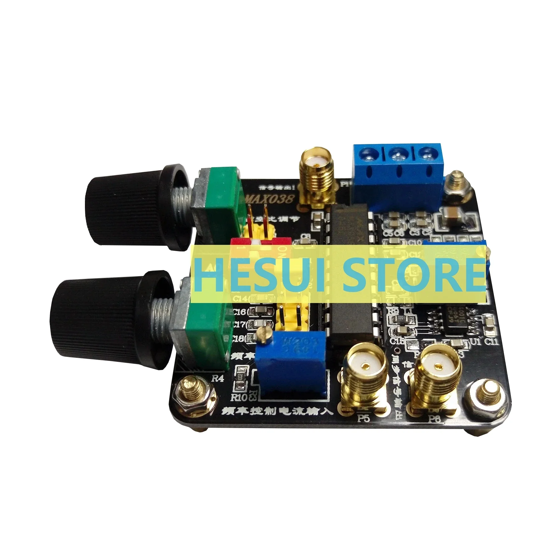 MAX038 function signal generator module triangle wave sine wave rectangular wave pulse band after stage operational amplifier