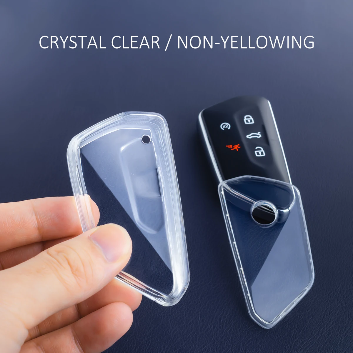 حافظة مفاتيح السيارة النحيفة سلسلة مفاتيح لسيارة Volkswagen VW Golf GTI Passat ID.3 4 7 Buzz Tayron Cupra Formentor Leon Born Tavascan #6