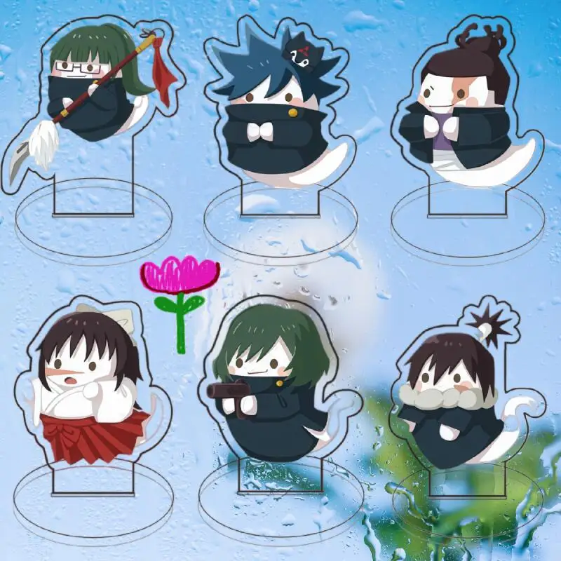 Figura Acrílica de 10 cm de Anime Jjk, Mai Zenin, Suguru Geto, Megumi Fushiguro, Maki Zenin, Colección de Adornos Acrílicos DIY