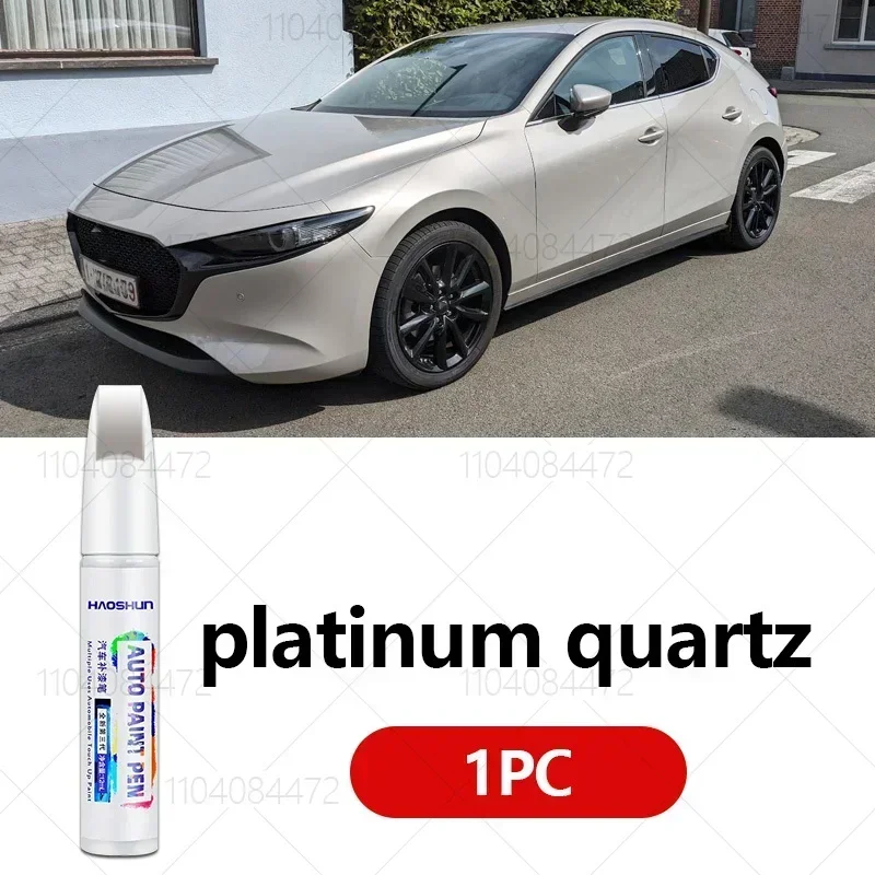 Voor Mazda 3 2003-2025 BK BL BM BP Verf Reparatie Pen Touch Up Scratch Remover DIY Auto accessoires Zwart Wit Blauw Grijs Bruin Rood