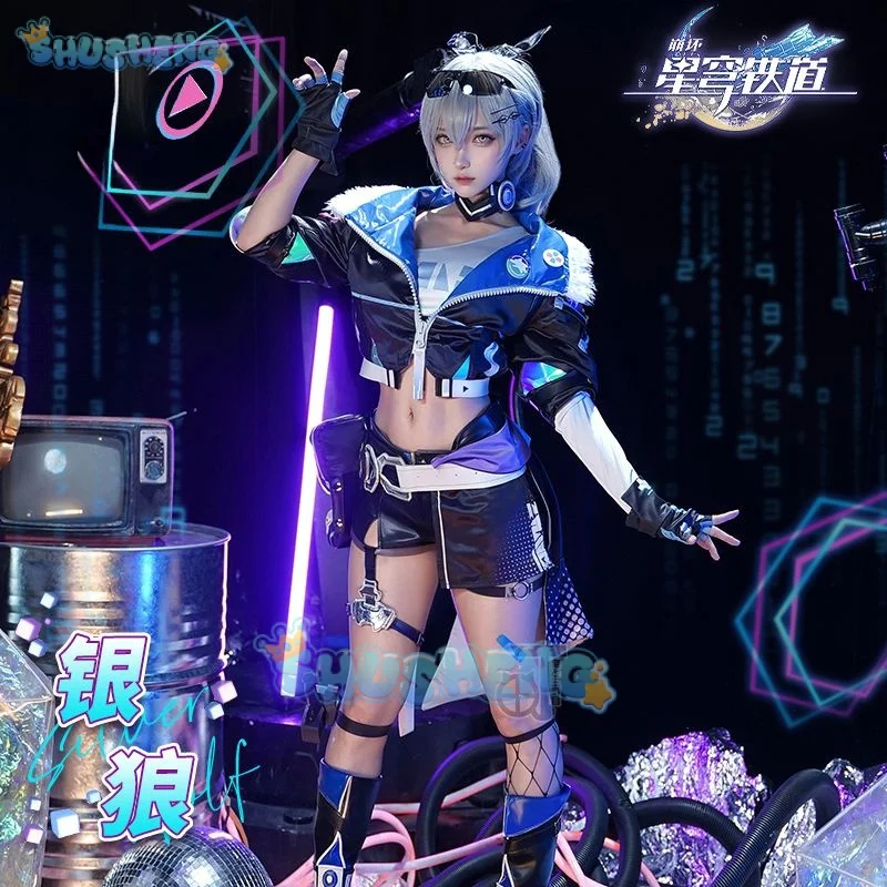 

Honkai: Star Rail Silver Wolf cosplay game anime clothing female