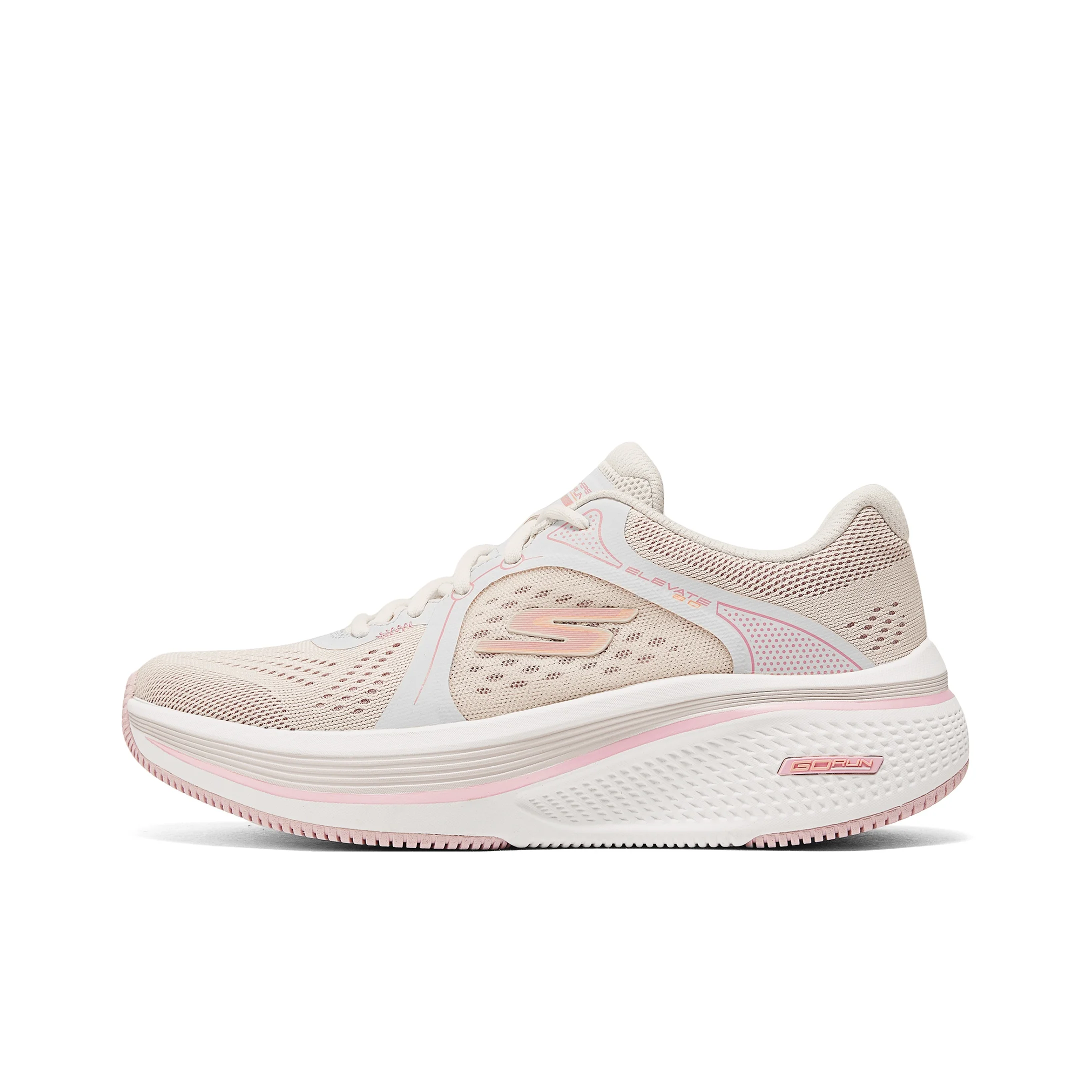 Skechers GO RUN Elevate 2.0 Slip Resistant, Abrasion Resistant, Breathable, Supportive, Lightweight Low top 129005-NTPK