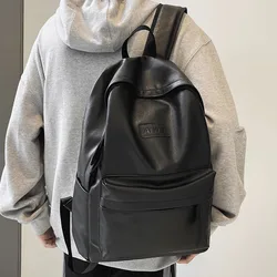 Zaino da donna da uomo di alta qualità Zaini da uomo in pelle PU Zaino da ragazza di design di lusso Borsa per laptop Borsa da viaggio di grande capacità