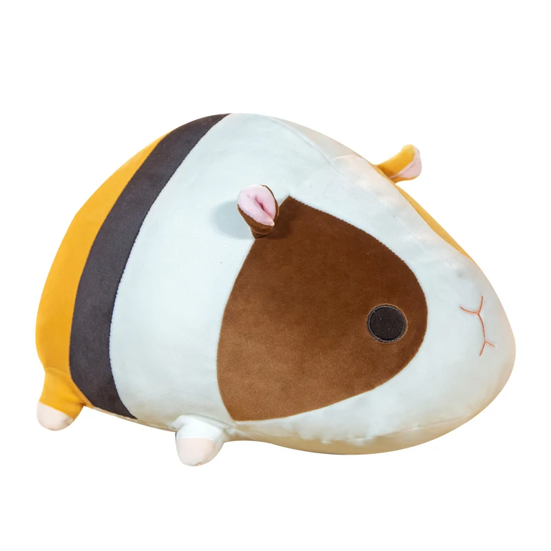 Down Cotton Soft Guinea Pig Plush Toys Sleeping Stuffed Pillow Cartoon Animals Plush Cushion Home Decor Pillow