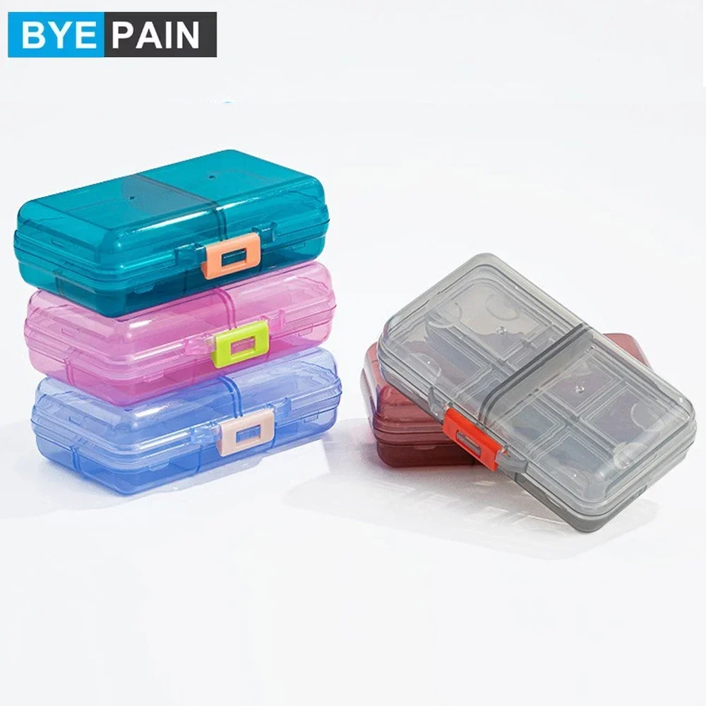 Weekly Pill Organizer, 7/8 Compartments Travel Daily Pill Case Airtight Moistureproof Large Pill Box to Hold Vitamins, Fish Oil