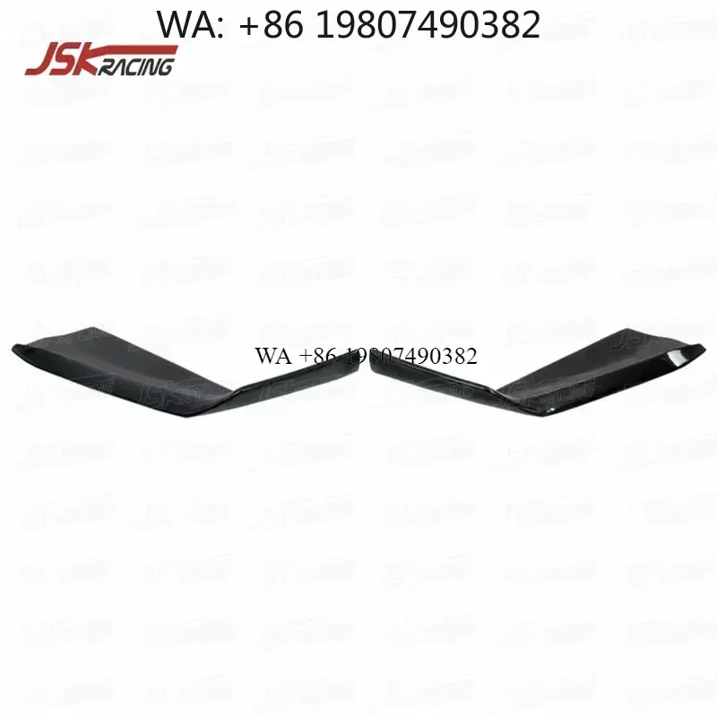 Wmwmnu for 488 GTB Spider 2015-2018 Carbon Fiber Front Lip Splitter Twill Weave Front Bumper Spoiler Body Kit