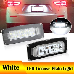2Pcs IP65 Waterproof LED Number Plate Lights Lamp For Maserati Ghibli M157 2014-2020 White License Plate Light Assembly