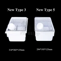 1PCS Professional Experimental Rat Cage Mouse Breeding Cage Group Feed Feeder Small Large PP Lab Equipment Supplies