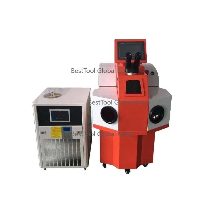 Yag La-ser 100W Sta-nless Steel Je-welry Spot Welder With High Safety Pulse Welding For Pre-cision R-ing Welding
