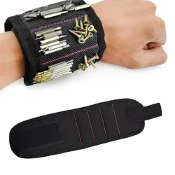 Bracelet magnétique pour électricien, sac à outils Portable, aimant, électricien, vis de maintien, écrou à ongles, boulon, foret, porte-outils de réparation