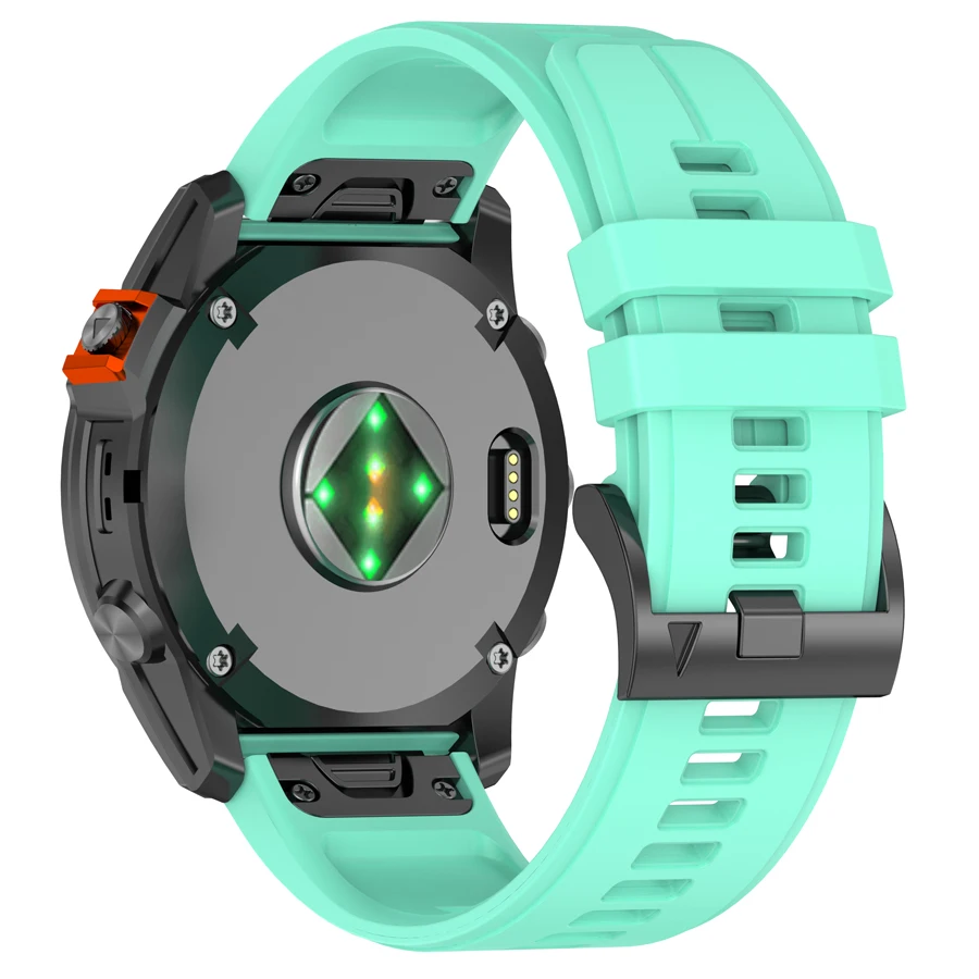 26mm 22mm siliconen QuickFit bandje voor Garmin Fenix 8 7X 7 47mm 51mm/6X 6 Pro 5 5X Plus 3HR Tactix 8 7 horlogeband armband