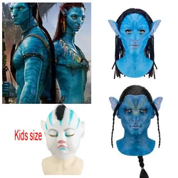 Anime Avatar 2 Cosplay Costume Movie Jake Sully Neytiri Mask Carnival Costume For Man Women Kids Party Props