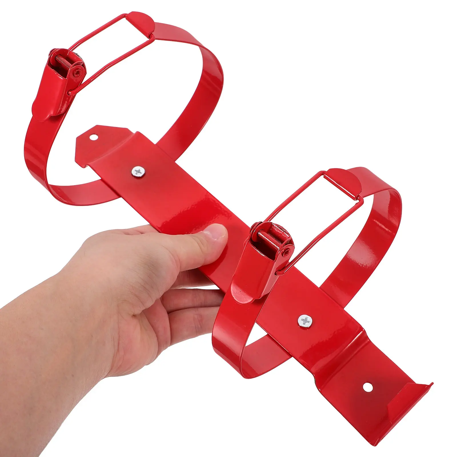 

Wall Mount Extinguisher Mount Bracket Quick Release Extinguisher Holder for Vehicle Rv Hooks Auto Extinguisher Organizer