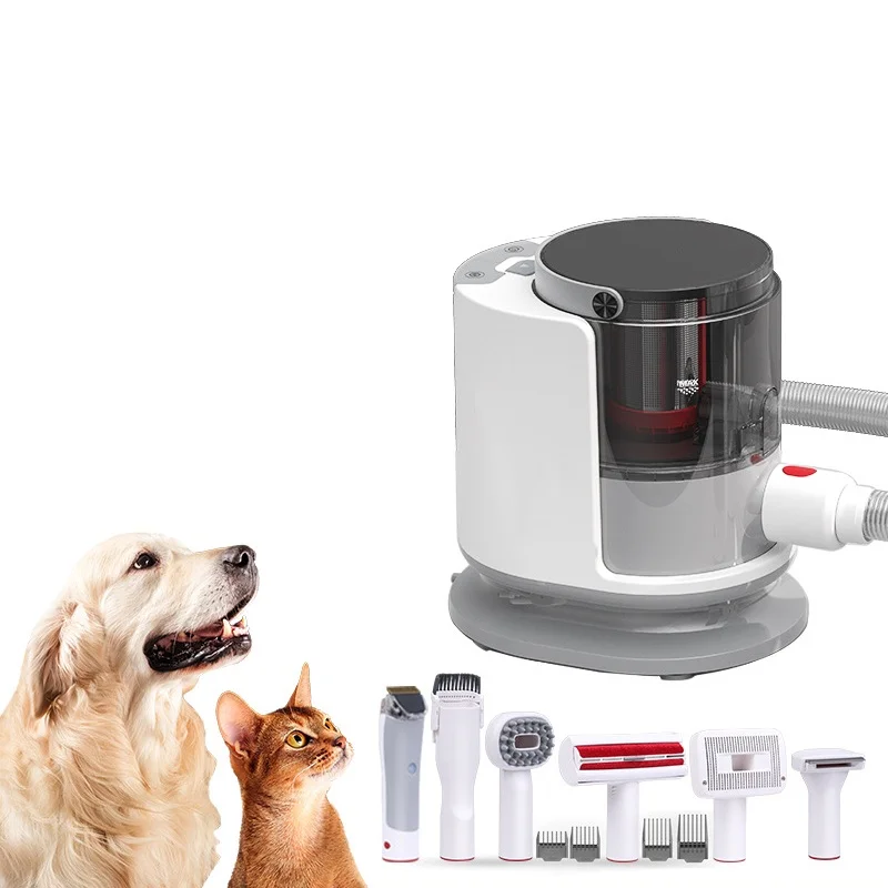 

Professional Pet Hair Dryer Grooming Vacuum Kit Brushes Smart LED Screen Dog Cat Vacuum Cleaner for Pet Grooming Kit Set