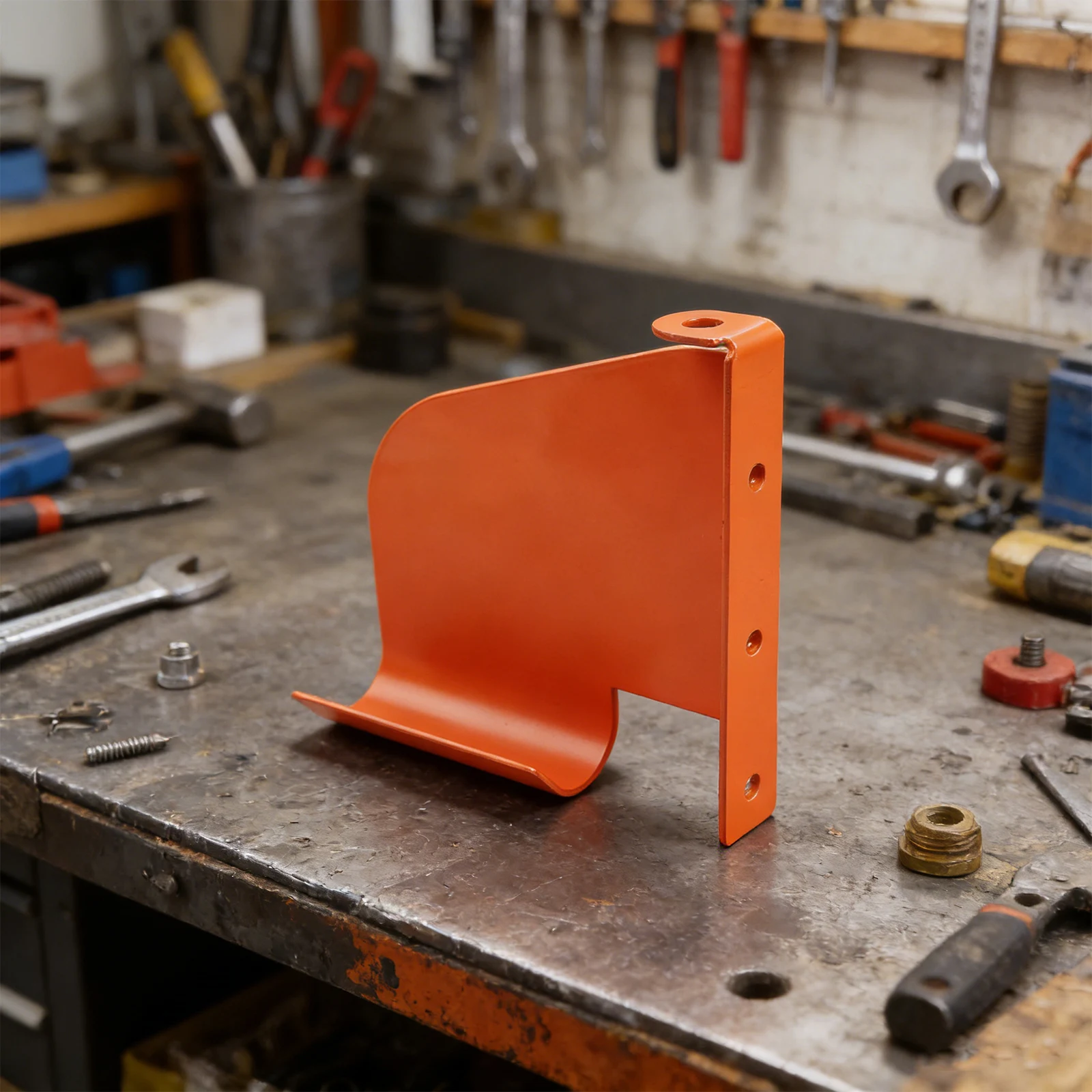 Metal Mounting Solution for chainsaw Wall Mount Storage Solution 10.0*15.8cm Rust Resistant Coated Finish Heavy Item Support
