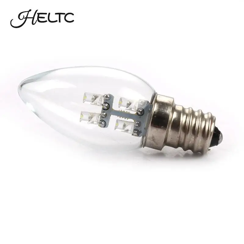 E12 LED candelabri lampadina 4LED lampada a candela equivalente lampadario luce calda/fredda bianca lampada per luci domestiche