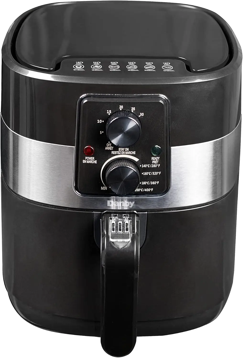 Black Air Fryer, 3.2 Quart (3.5 Liters), with Timer, Adjustable Temperature, and Removable Basket