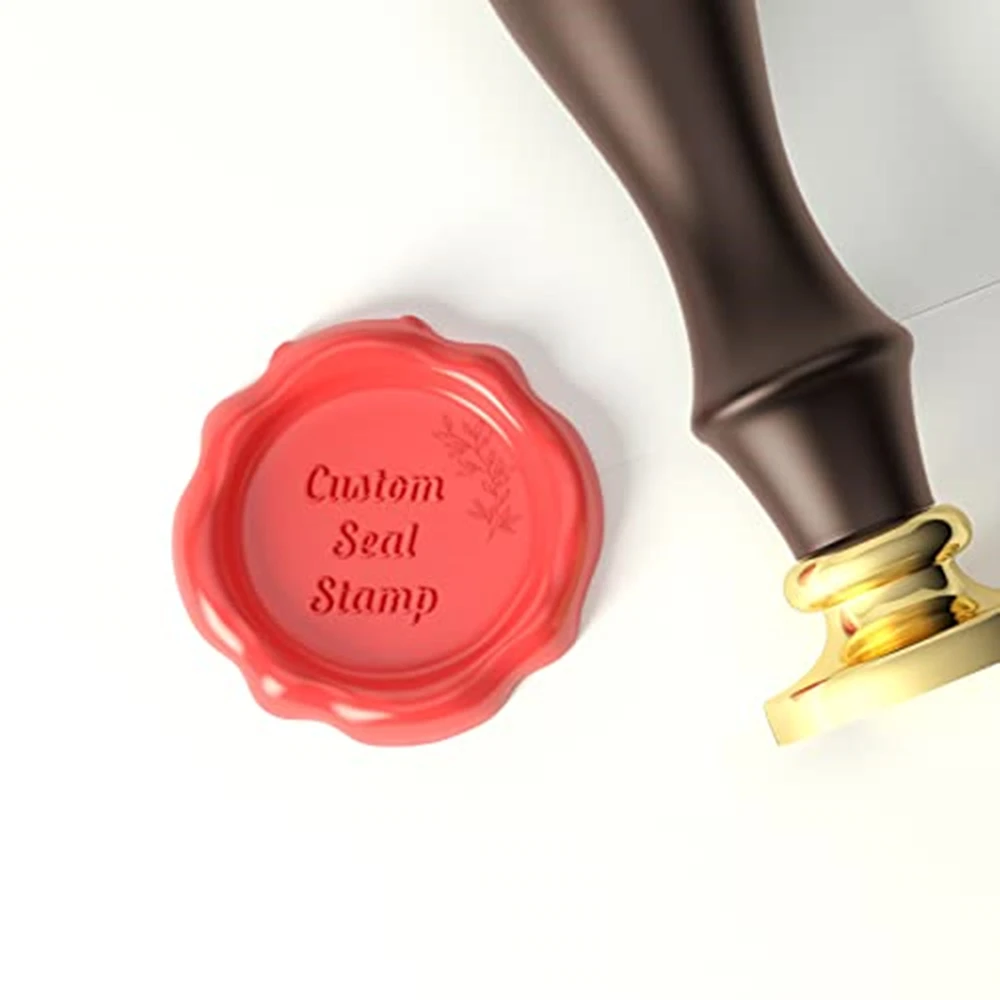 Custom Wax Seal Stamp Personalized Name/Text/Letter/Image/Logo Sealing Wax Stamp for Wedding Invitations Envelopes Gift Sealing