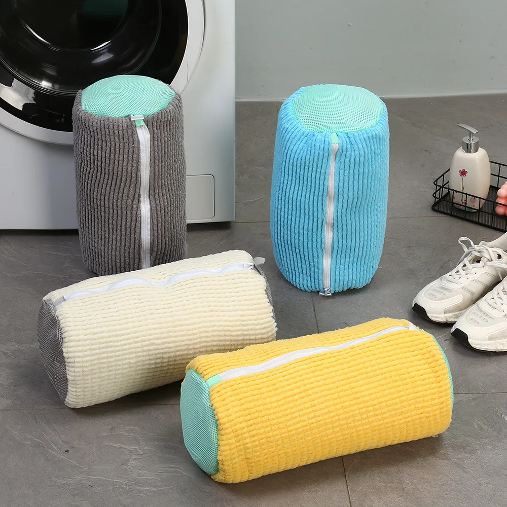 

Washing Shoes Bag Cotton Laundry Fluffy Fibers Easily Remove Dirt Washing Bags Anti-Deformation Shoes Clothes Organizer Tools