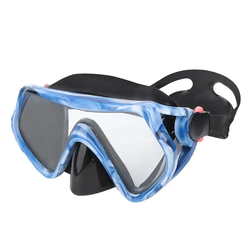 Anti-Fog Snorkeling & Scuba Diving Mask with Tempered Lens - Swim Glasses for Pool & Sea Adventures