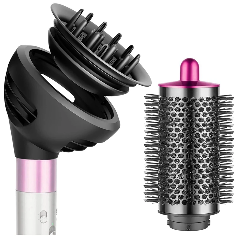 Wave And Curl Diffuser Cylinder Comb For Dyson HS01 HS05 HS08 Two Airflow Dome Or Diffuse Modes Hair Diffuser Attachment