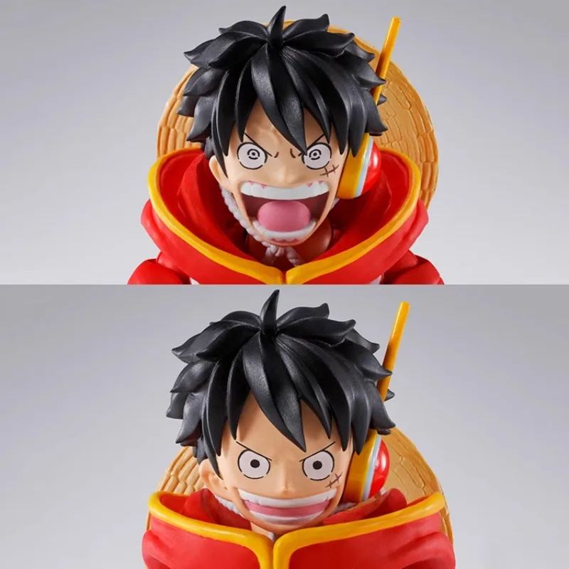 Bandai Genuino SHF ONE PIECE Monkey D Rufy -FUTURE ISLAND EGGHEAD- Anime Action Figure Da Collezione Modello Giocattoli Regalo Per Bambini