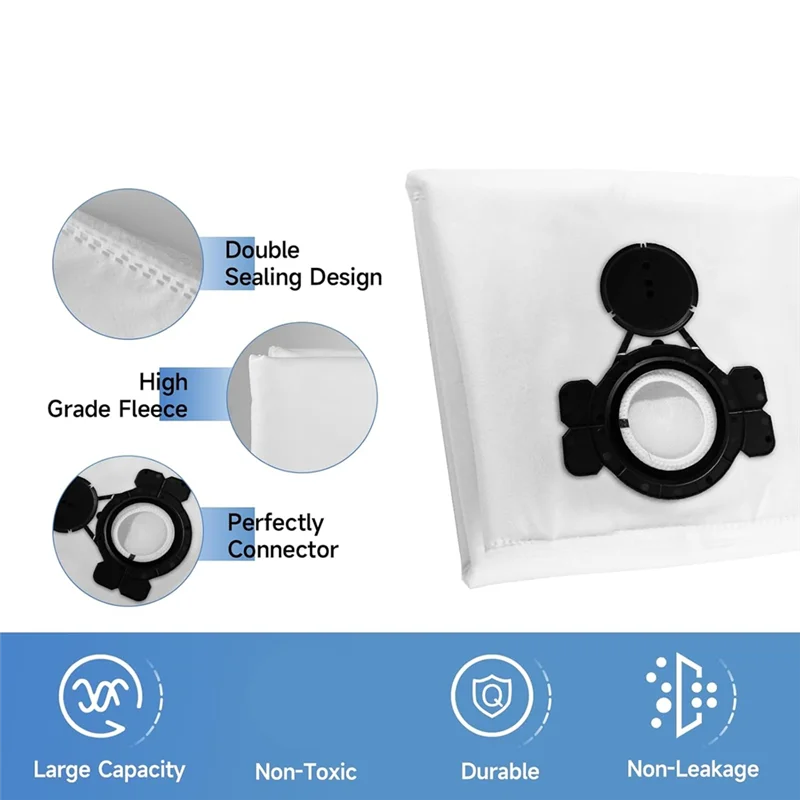 VC4210L 습식/건식 먼지 추출기/진공 모델 교체 필터 백 W107418353, 대용량용 A24P