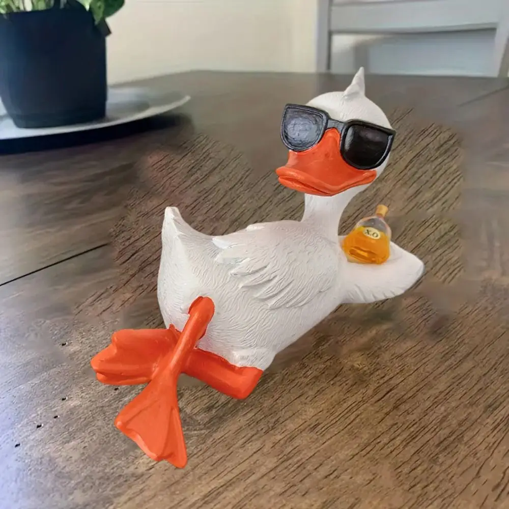 

Duck Decorative Duck Decor Figure Cartoon Anime Duck Yard Art Sculpture PVC Statue 14cm Duck Action Figures Collection