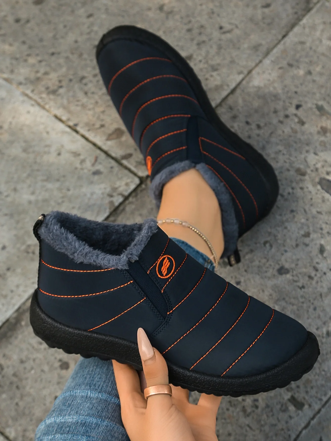 Damen-Winterstiefel 2025: Neue wasserdichte Plüsch-Schneestiefel für Damen – Warmhaltend, im Angebot mit kostenlosem Versand – Detail 22