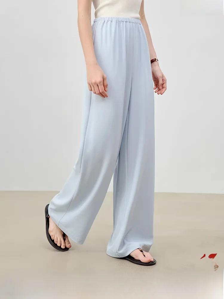 

Women's Casual Pants Floor-Length Straight Leg Sun Protection Cooling Sensation UPF 50 Long Polyester Spandex Blend
