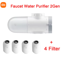 XIAOMI Mijia Faucet Water Purifier 2 Household Kitchen Tap Visible Water Filter Activated Carbon Percolator System