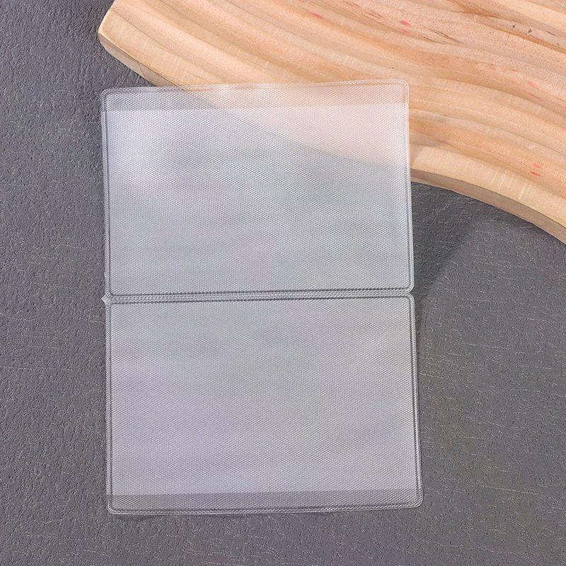 PVC Waterproof Transparent Card Holder Plastic Card ID Holders Case To Protect Credit Cards Card Protector Cardholder Bags 50Pcs