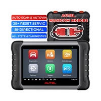 Autel MaxiCOM MK808S Scanner Spanish Version Full Bidirectional Tool MK808BT Pro MX808S Resets Active Test Car Diagnostic Tool